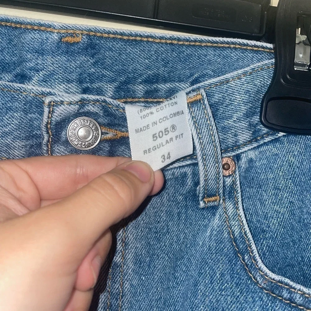 Levi 505 Vintage High Waist Shorts Size 34